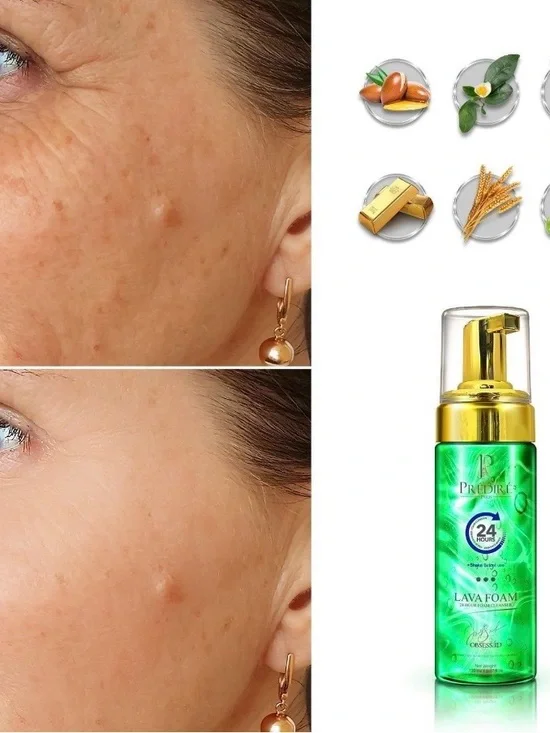 Predire Oil Control Collagen Lava Foam Facial Cleanser NIP - Picture 2 of 2